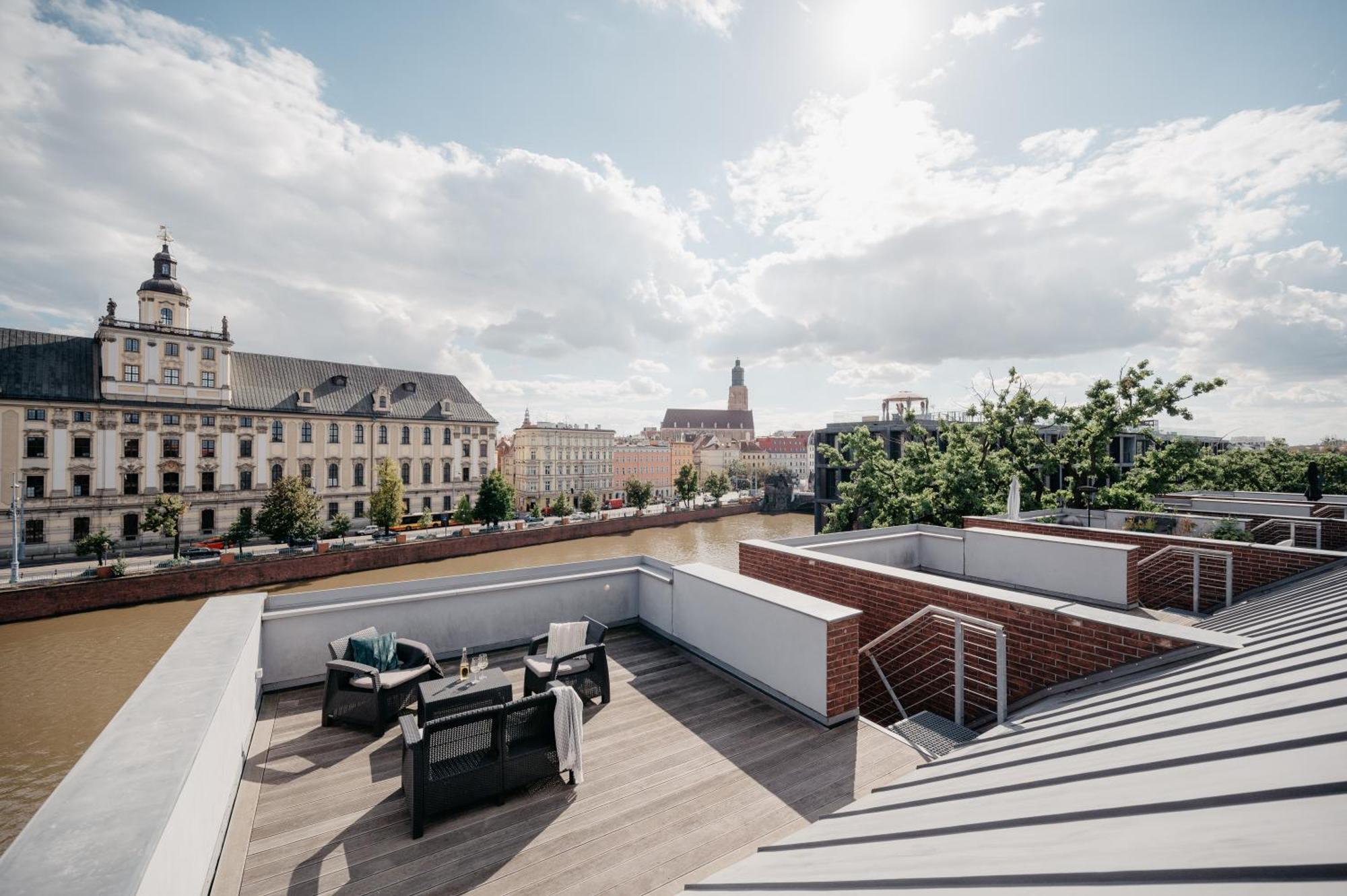 Inqse Wroclaw Marina Aparthotel Eksteriør bilde