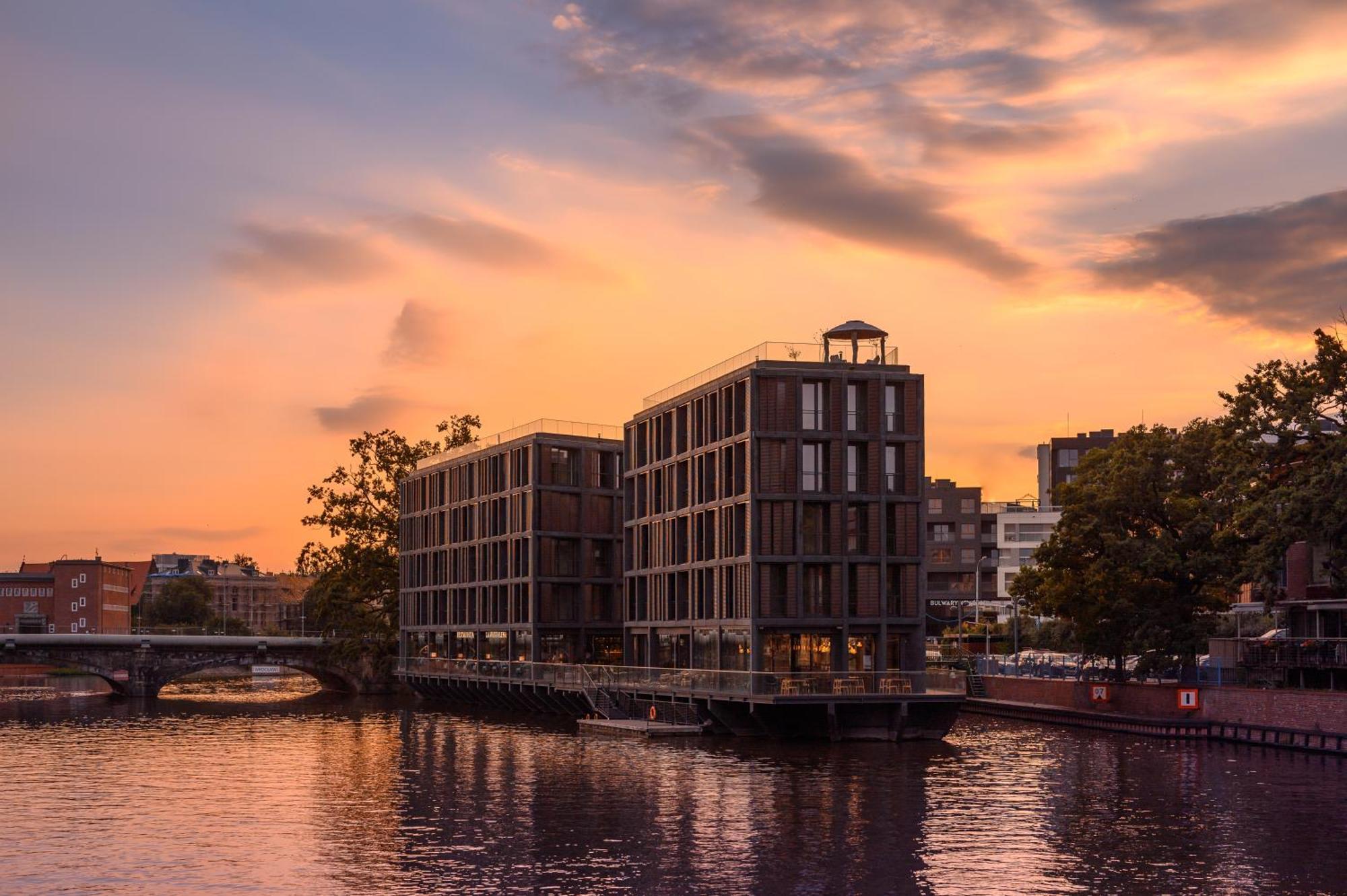 Inqse Wroclaw Marina Aparthotel Eksteriør bilde